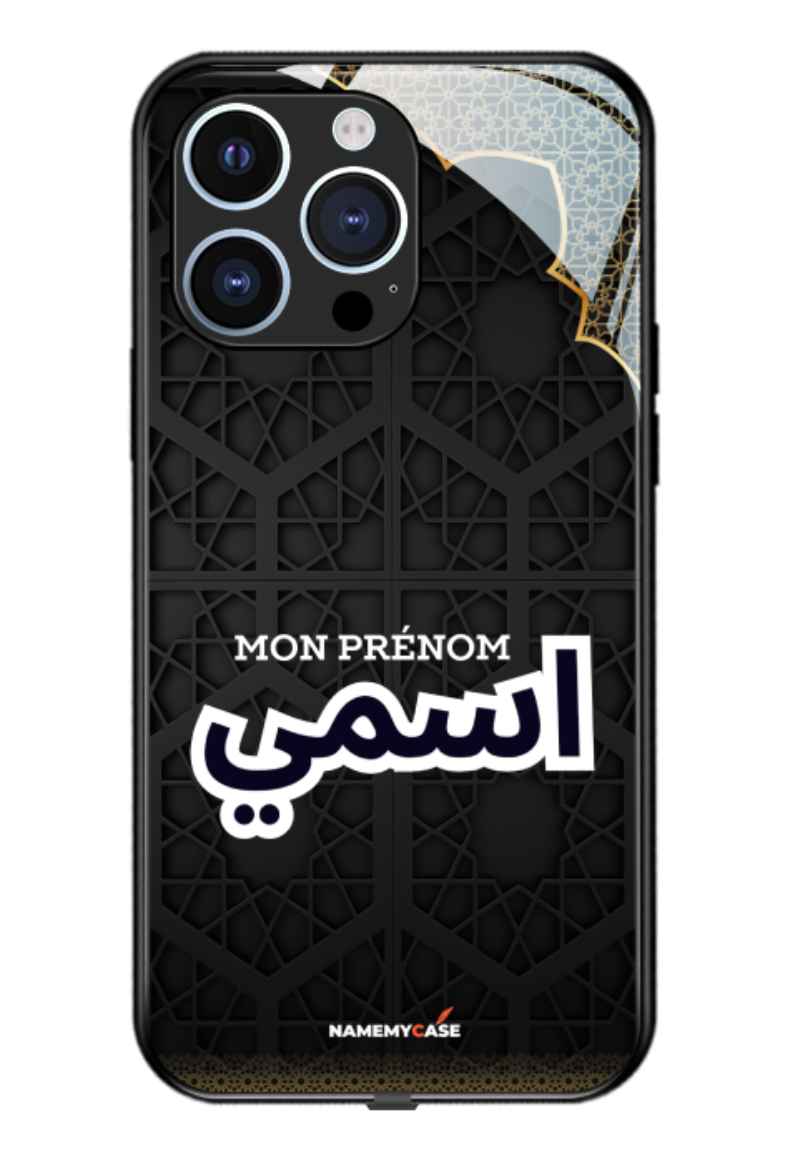 IPhone Coque Personnalisée - Black Gold 2