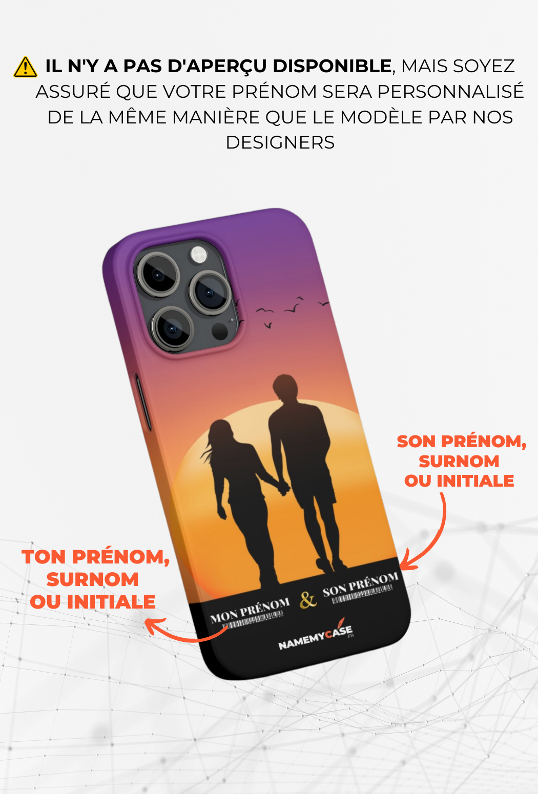 Horizon - iPhone Coque Personnalisée