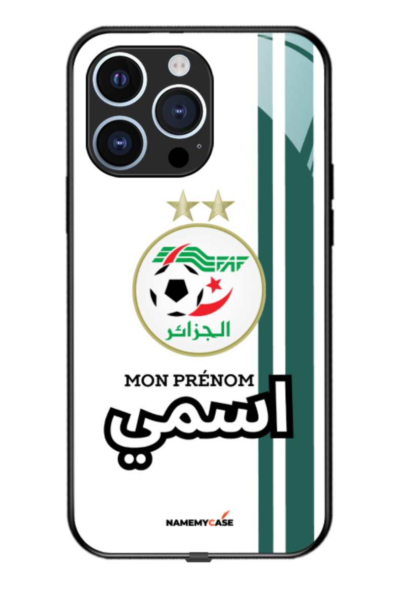 IPhone Coque Personnalisée - Algeria Blanc