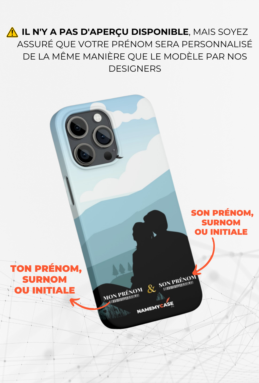 Nature couple - iPhone Coque Personnalisée