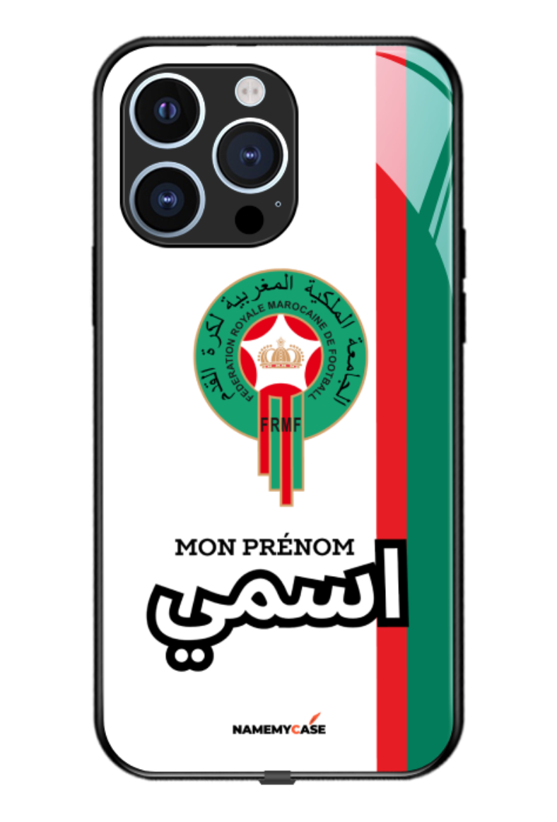 IPhone Coque Personnalisée - Morocco Blanc