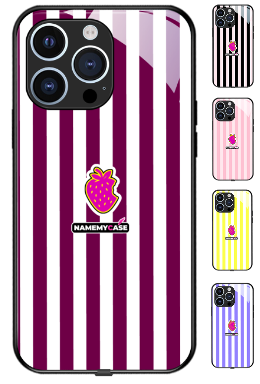 Coque iPhone - NmcPro - Fraise Violet Frost