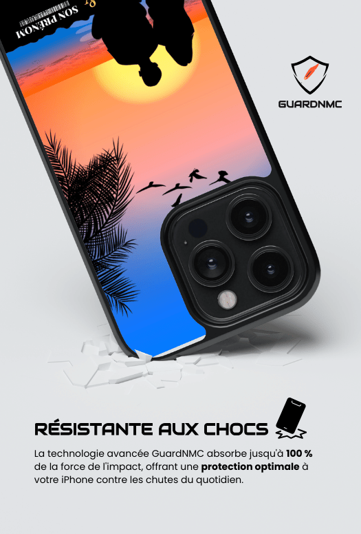 Sunset beach - iPhone Coque Personnalisée