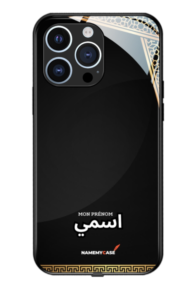 IPhone Coque Personnalisé - Simple Black