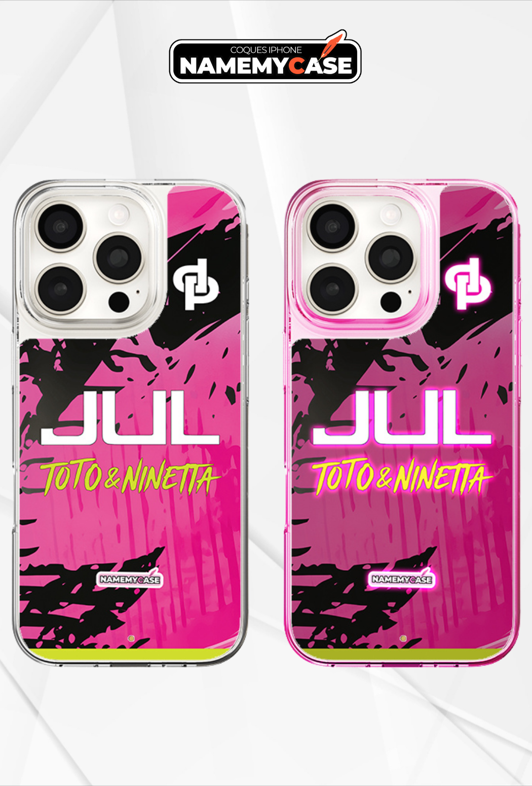 Coque iPhone LED - Jul Rose