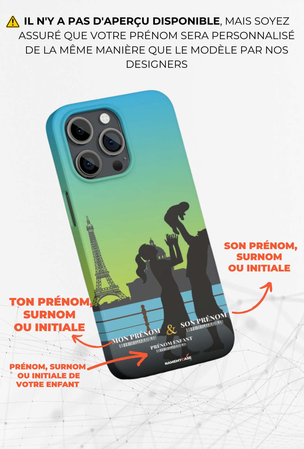 Paris couple - iPhone Coque Personnalisée