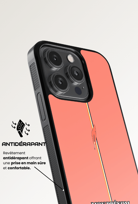 Coque iPhone - Rose saumon