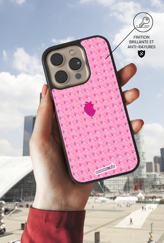 Coque iPhone - Fraise Love