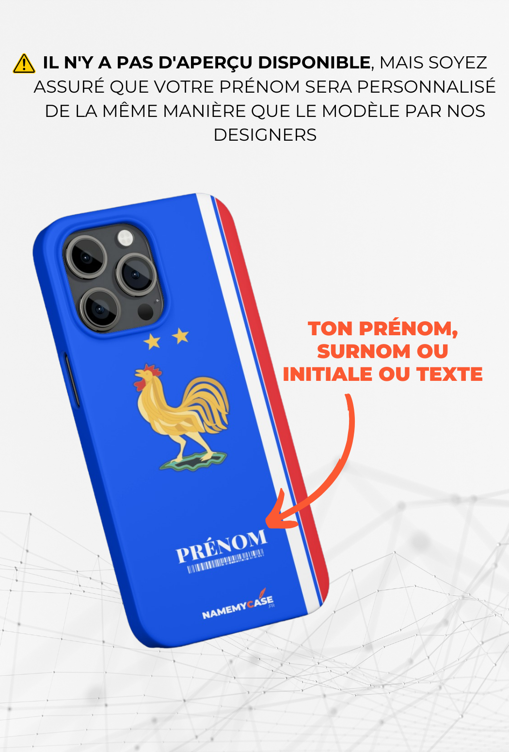 France - IPhone Coque Personnalisée