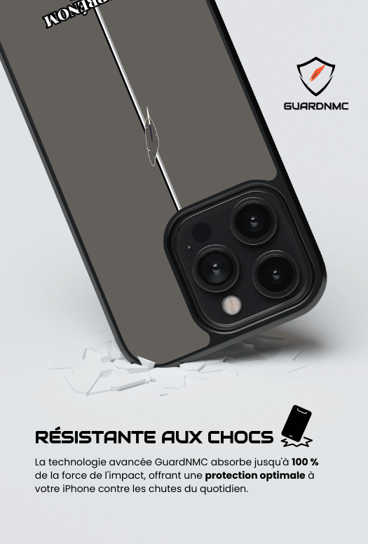 Coque iPhone - Gris graphique