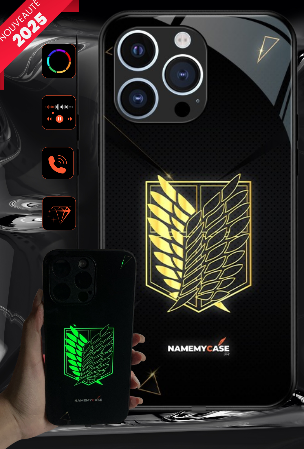 IPhone Coque Smartwave Nouveauté 2025 - Blazon