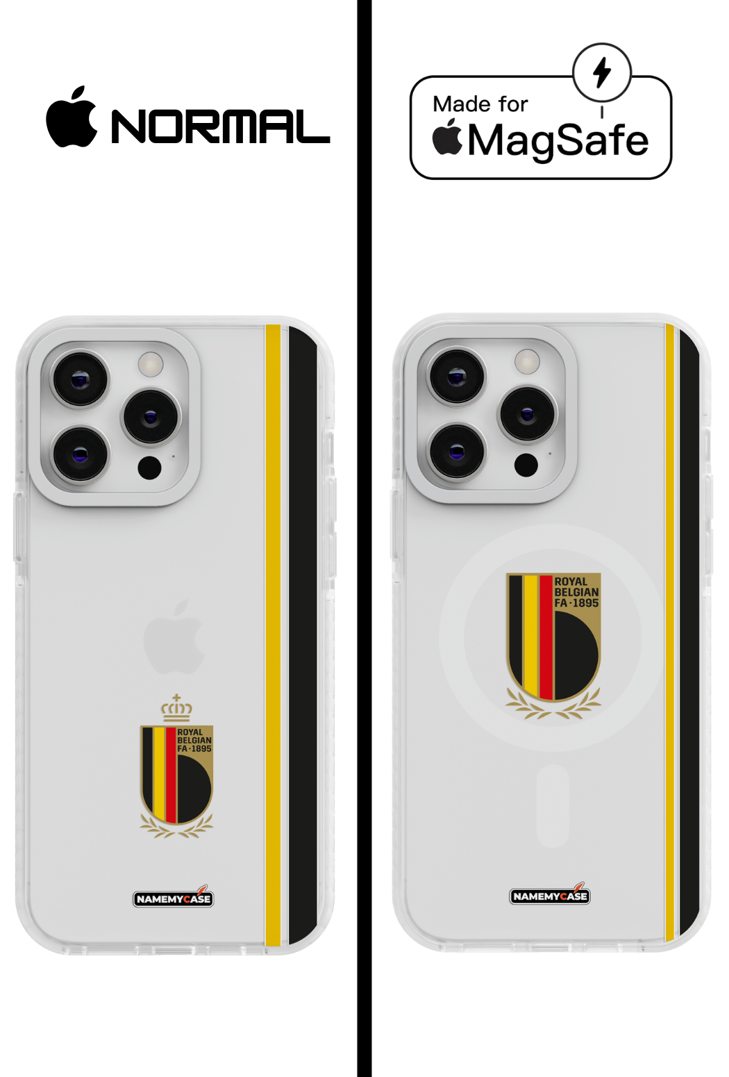 Coque iPhone Transparente - Belgique