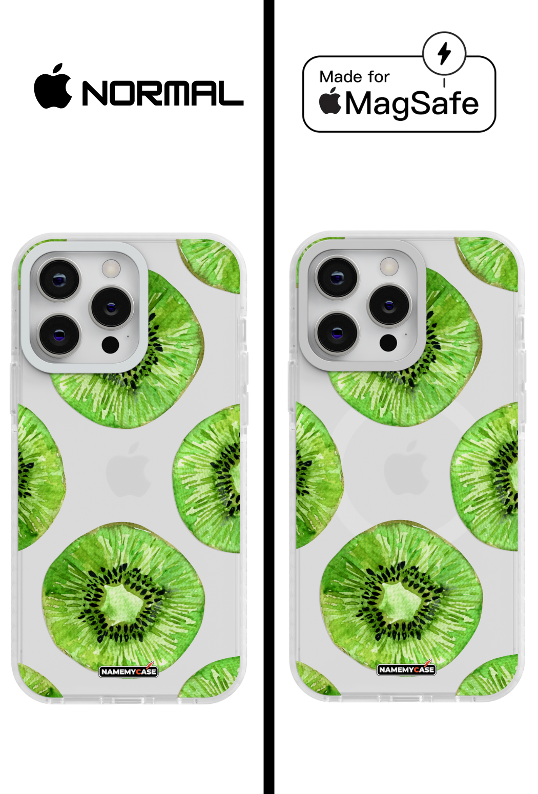 Coque iPhone Transparente - Kiwi Tropical