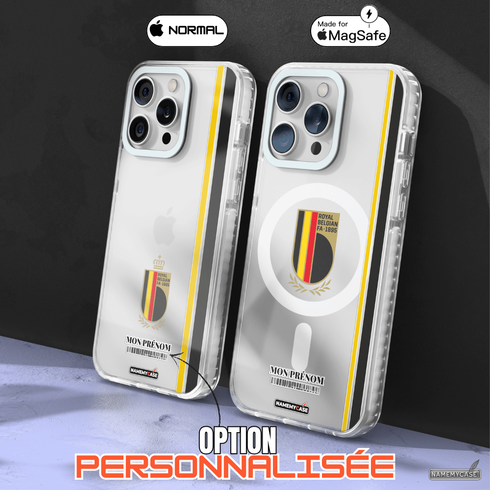 Coque iPhone Transparente - Belgique