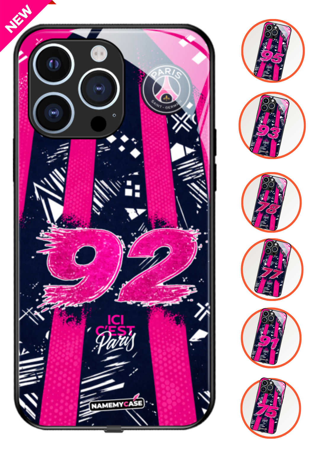 Coque iPhone - PInk Paname