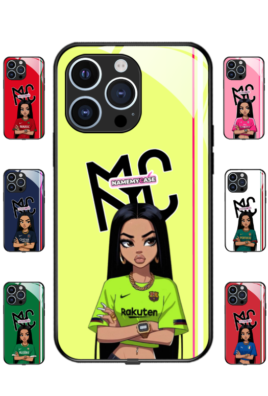 Coque iPhone - Bratz Fc Barcelone Jaune
