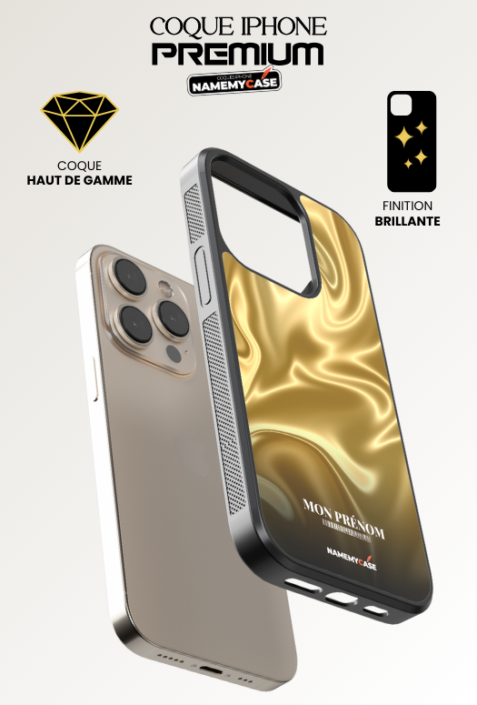 Coque iPhone - Golden Mirage