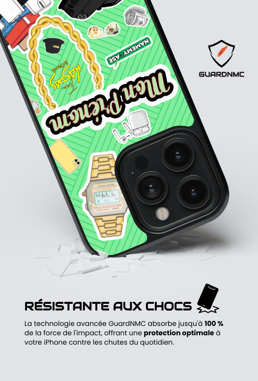 Coque iPhone - Modèle Krimoow x Team Nasdas