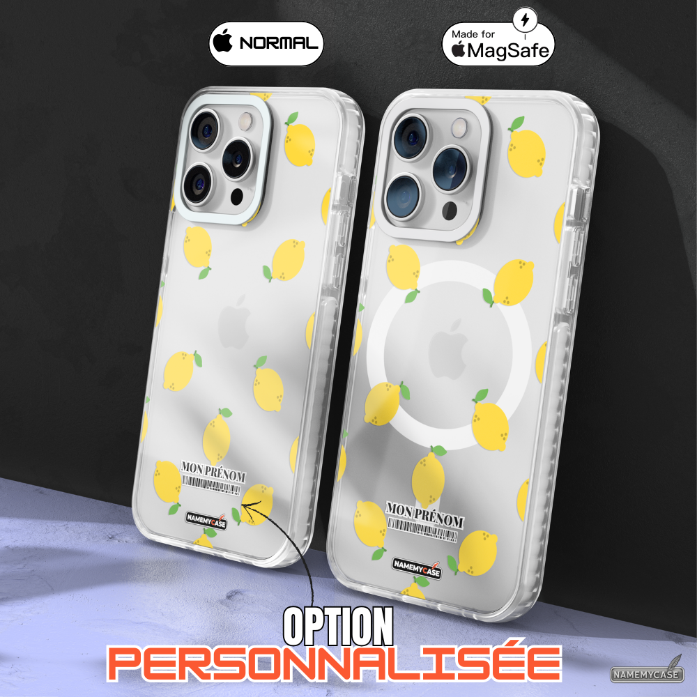 Coque iPhone Transparente - Citron Fresh