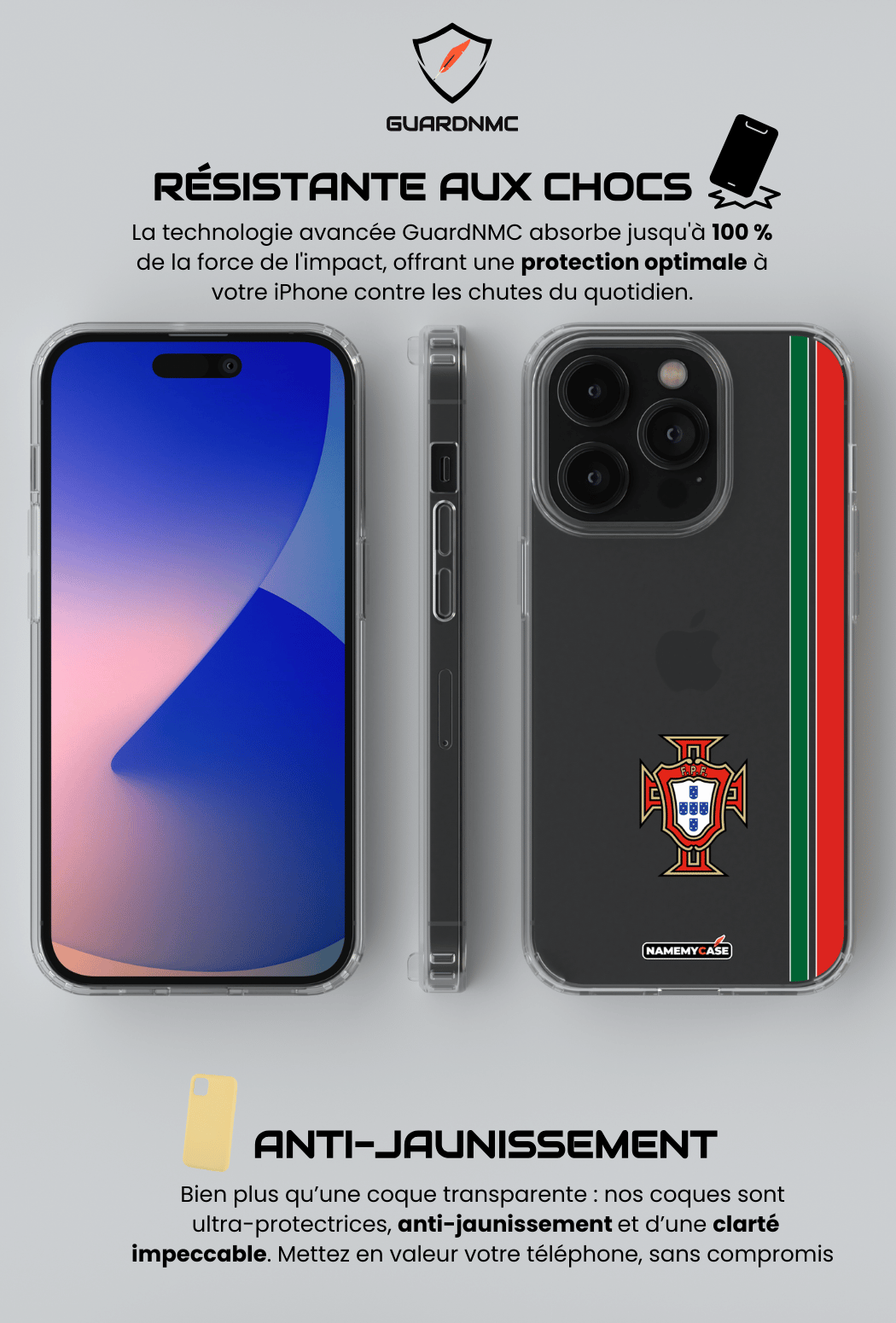 Coque iPhone Transparente - Portugal