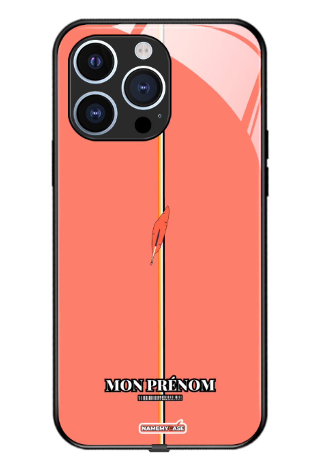 Coque iPhone - Rose saumon