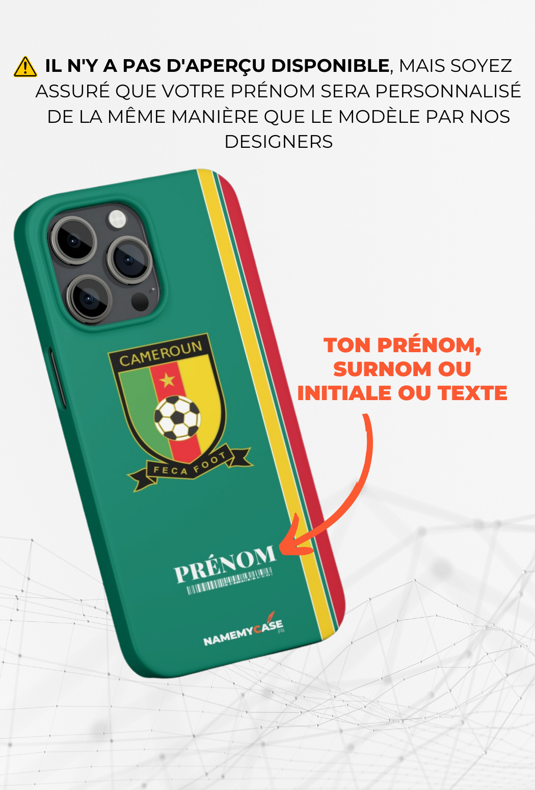 Cameroun - IPhone Coque Personnalisée