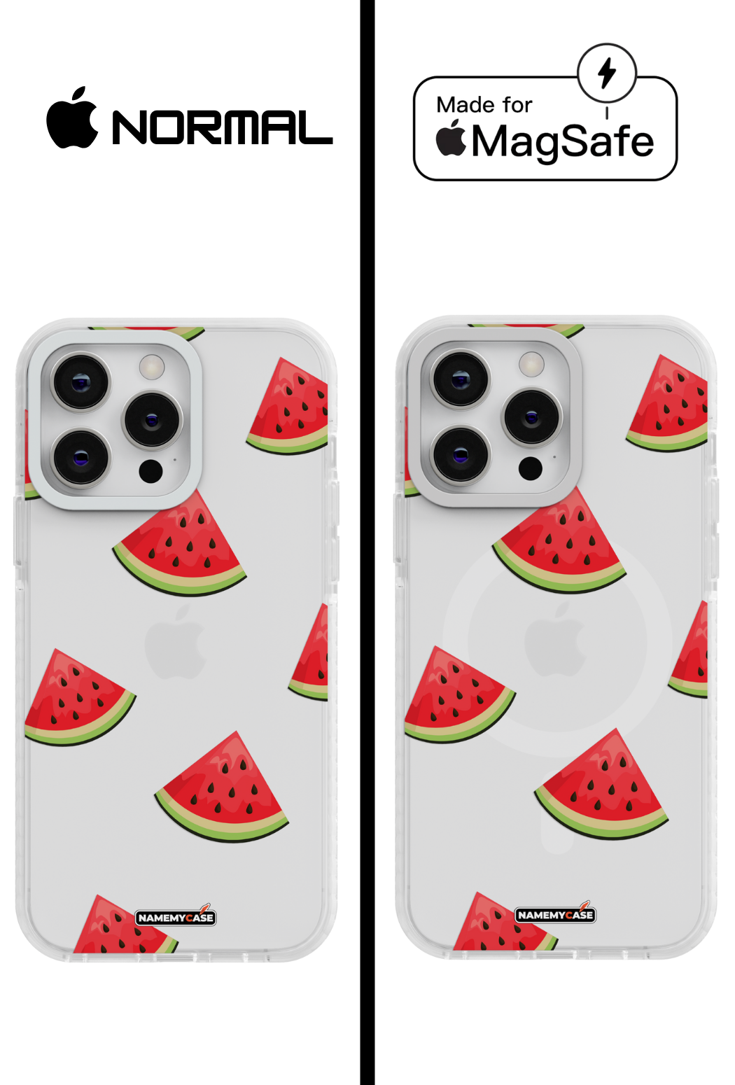 Coque iPhone Transparente - Pastèque Sweet