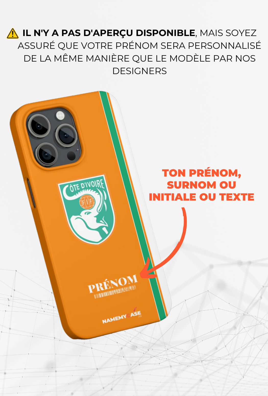 Côte d'ivoire - IPhone Coque Personnalisée