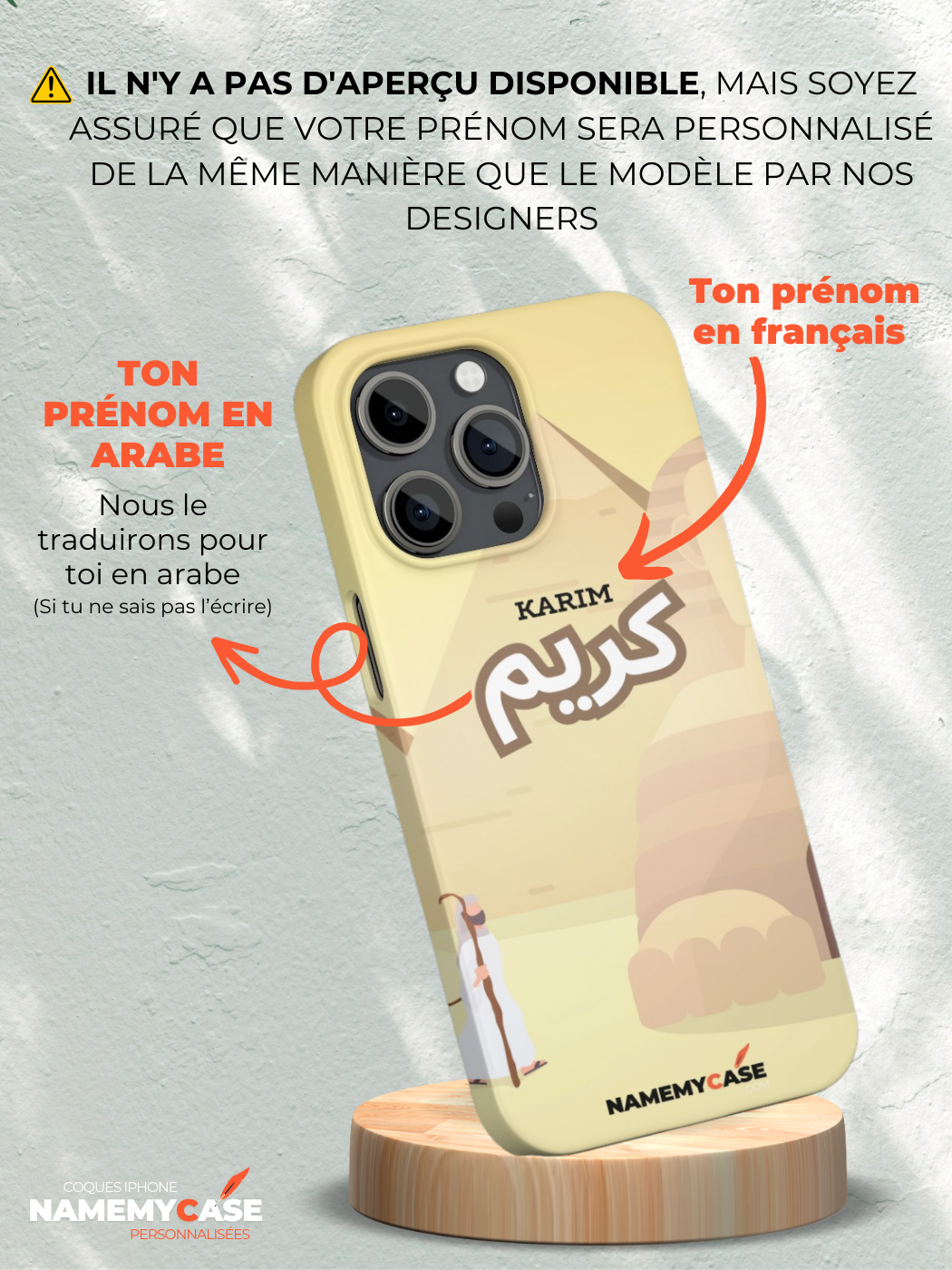 IPhone Coque Personnalisé - Bilal