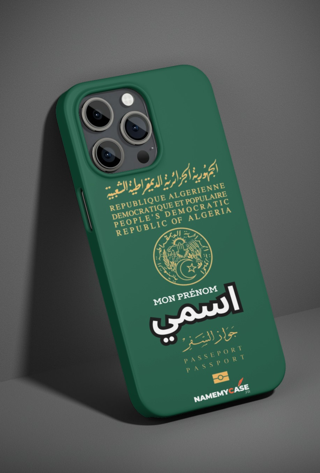 IPhone Coque Personnalisée - Algerie Passeport Green