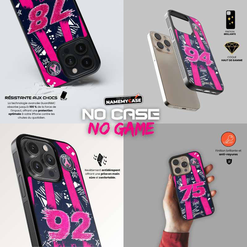 Coque iPhone - PInk Paname
