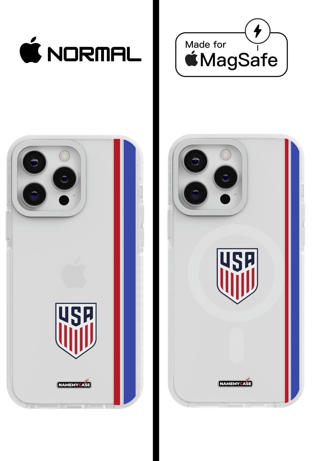 Coque iPhone Transparente - USA