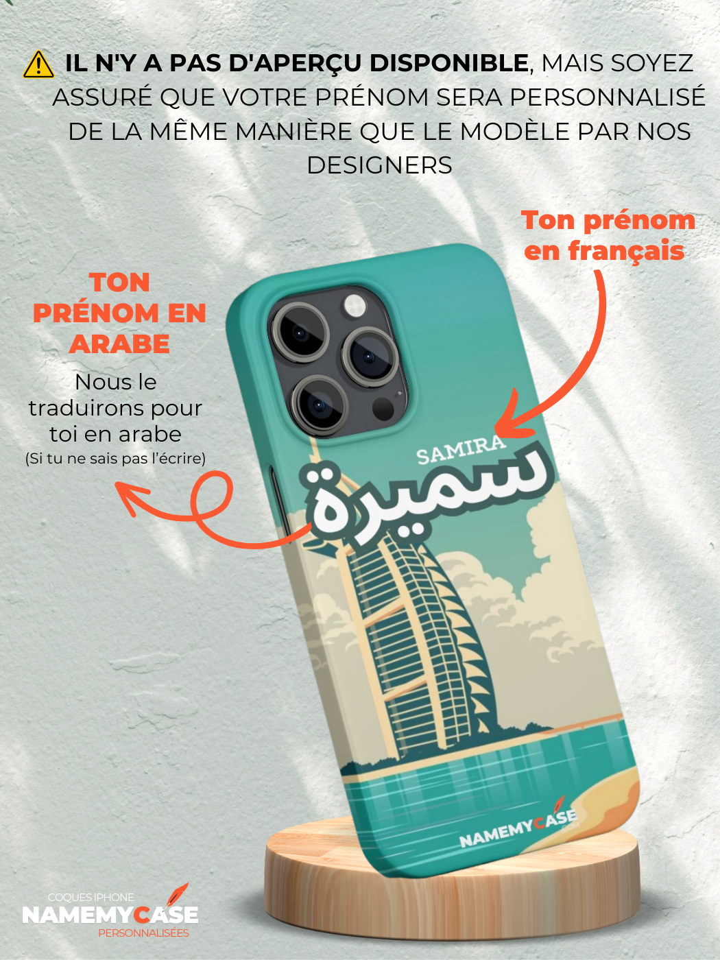 IPhone Coque Personnalisé - Dubai