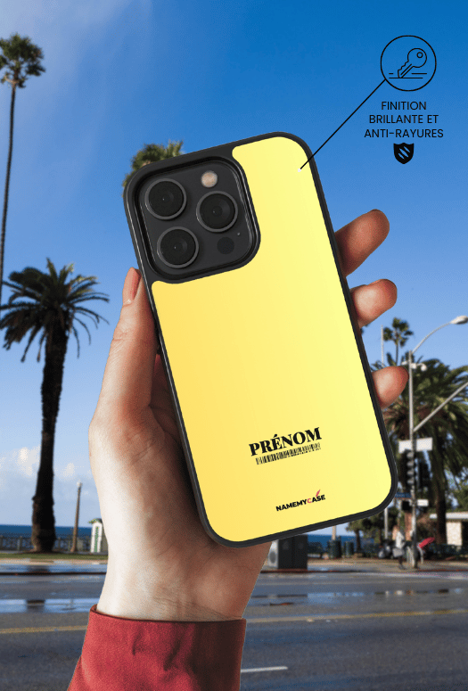 Yellow - IPhone Coque Personnalisée
