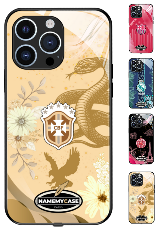 Coque iPhone - Bresil Or
