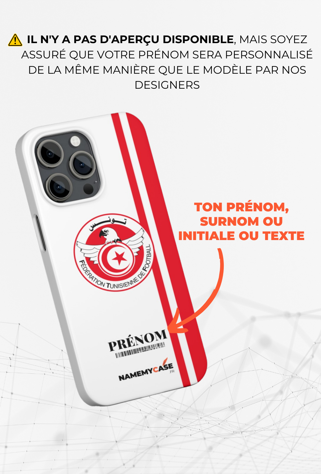 Tunisie - IPhone Coque Personnalisée