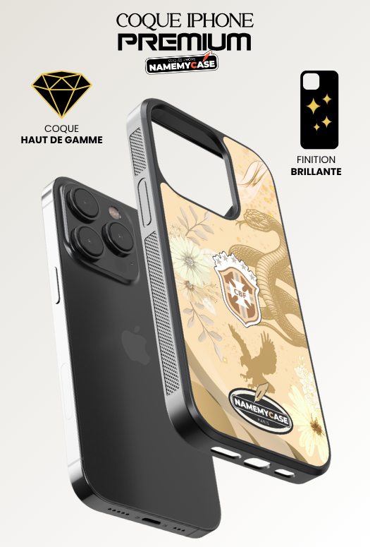 Coque iPhone - Bresil Or