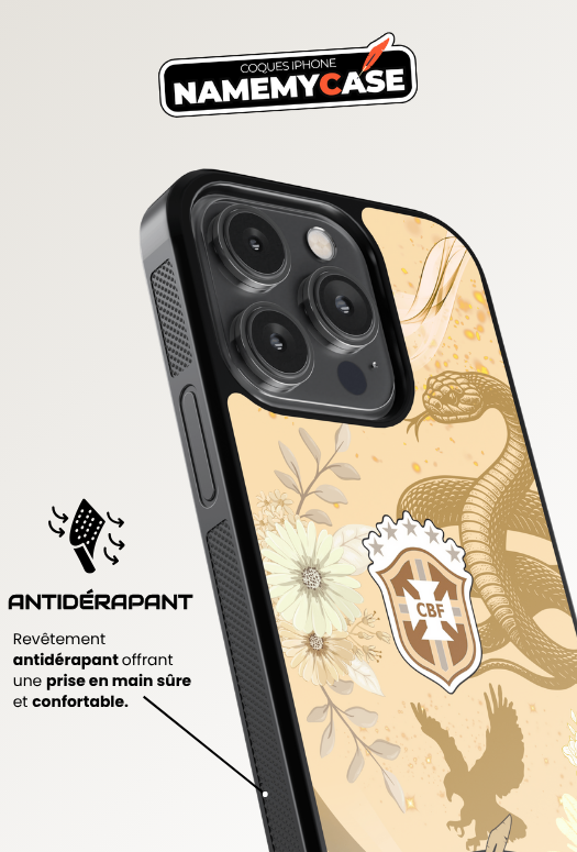 Coque iPhone - Bresil Or