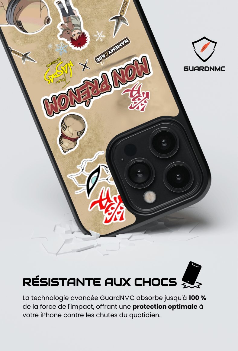 Coque iPhone - Modèle Chikaanos x Team Nasdas