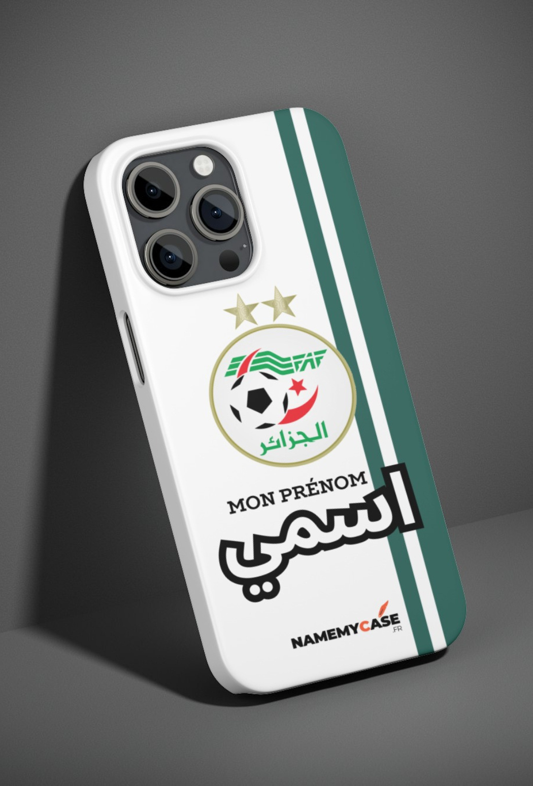 IPhone Coque Personnalisée - Algeria Blanc