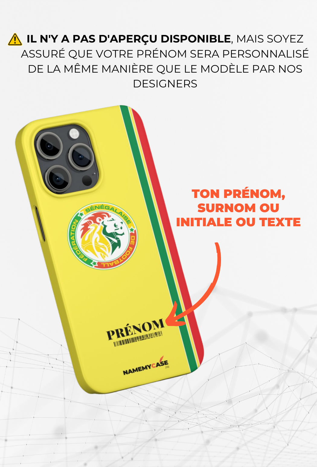 Sénégal - IPhone Coque Personnalisée