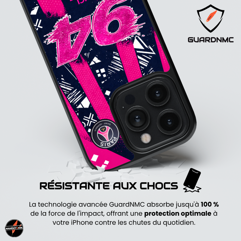 Coque iPhone - PInk Paname