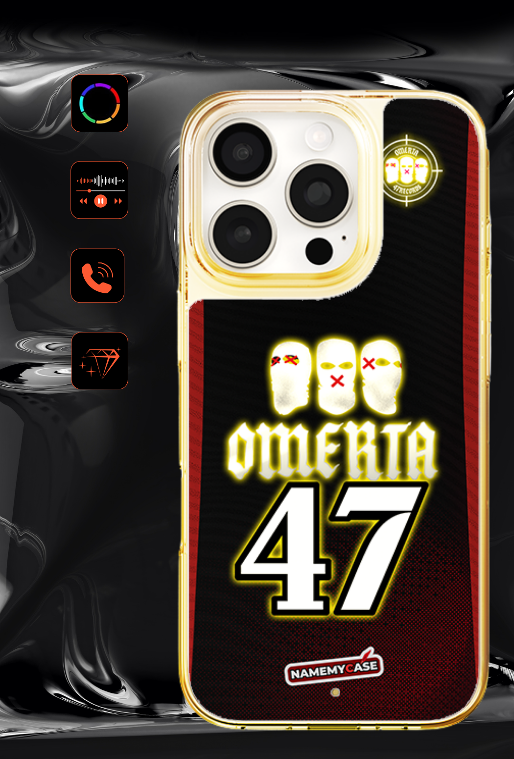 Coque iPhone LED - Omerta 47