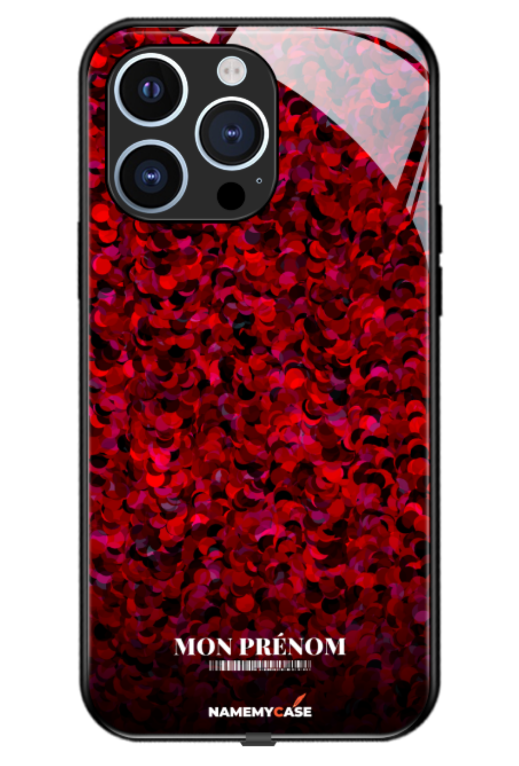 Coque iPhone - Rouge chic