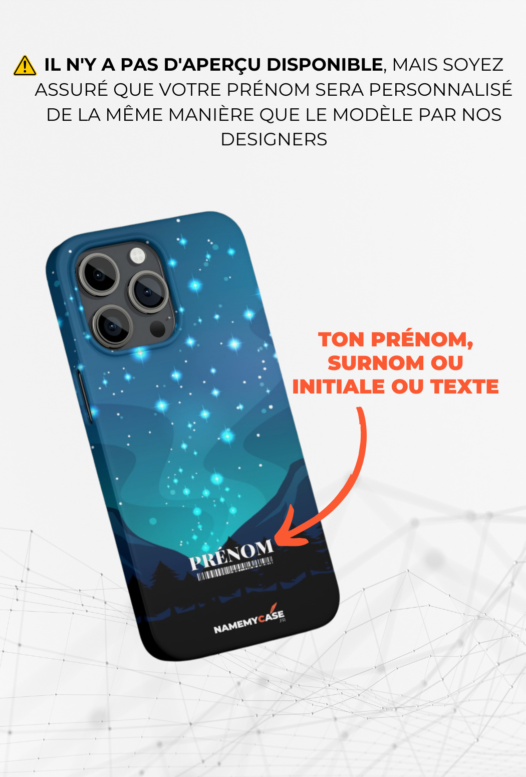 Ciel étoilé - IPhone Coque Personnalisée