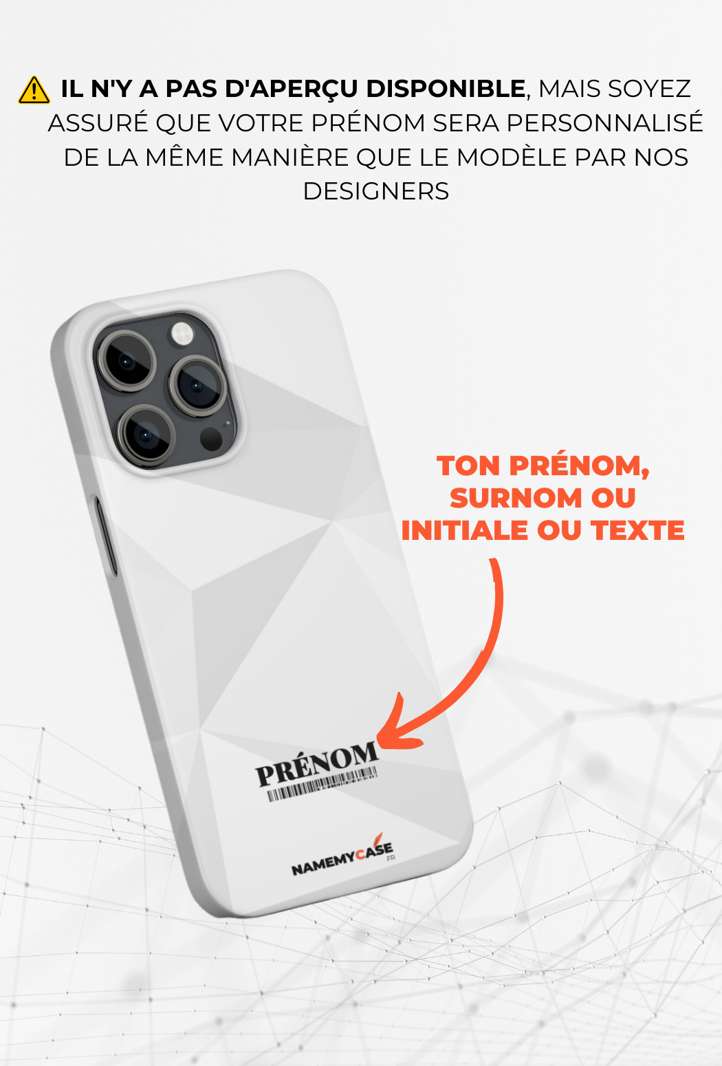 Cubes White - IPhone Coque Personnalisée