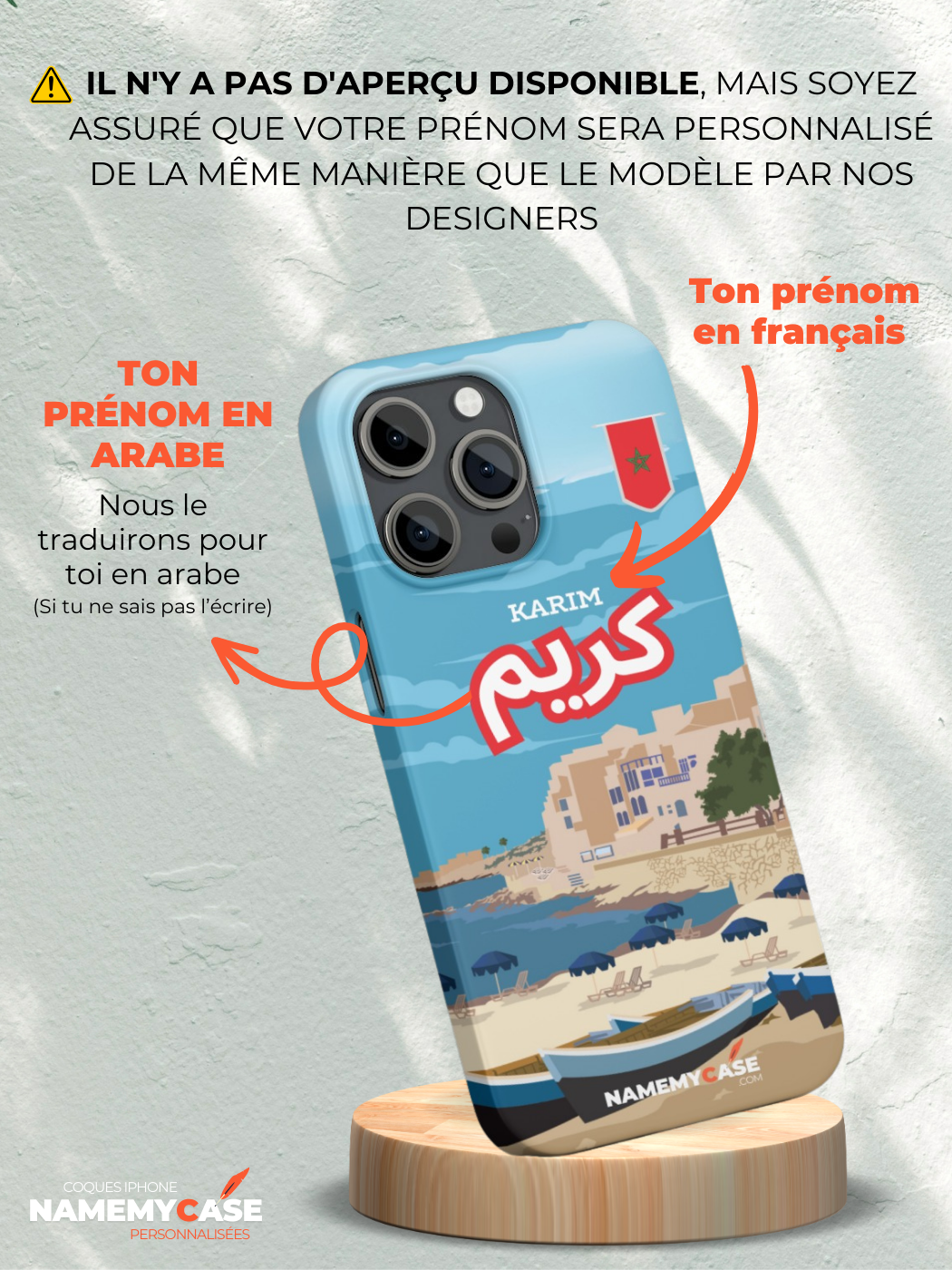 IPhone Coque Personnalisé - Wassim