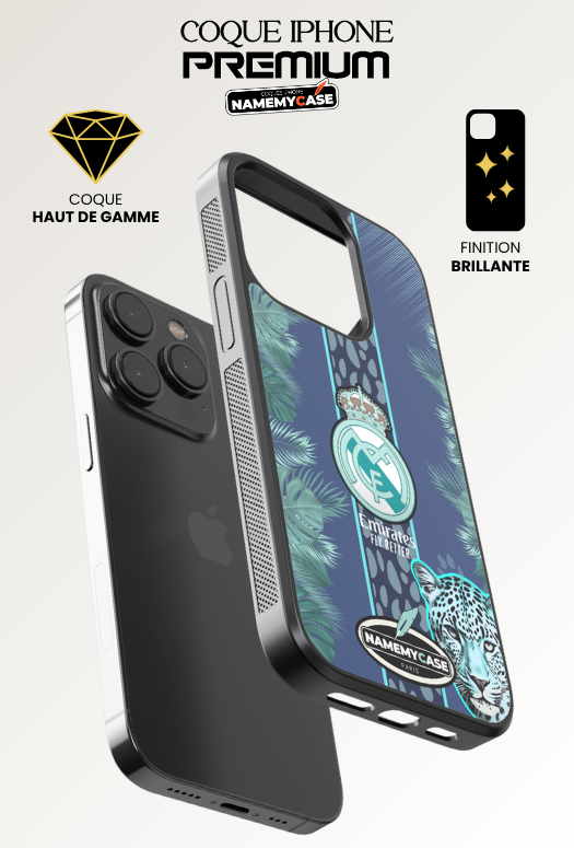 Coque iPhone - Real Madrid Bleu
