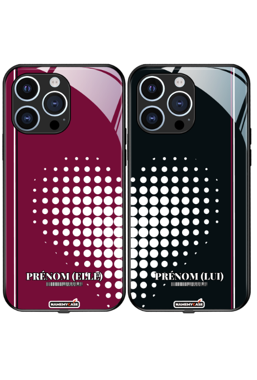 Coque iPhone à partager - Cœur abstrait 5