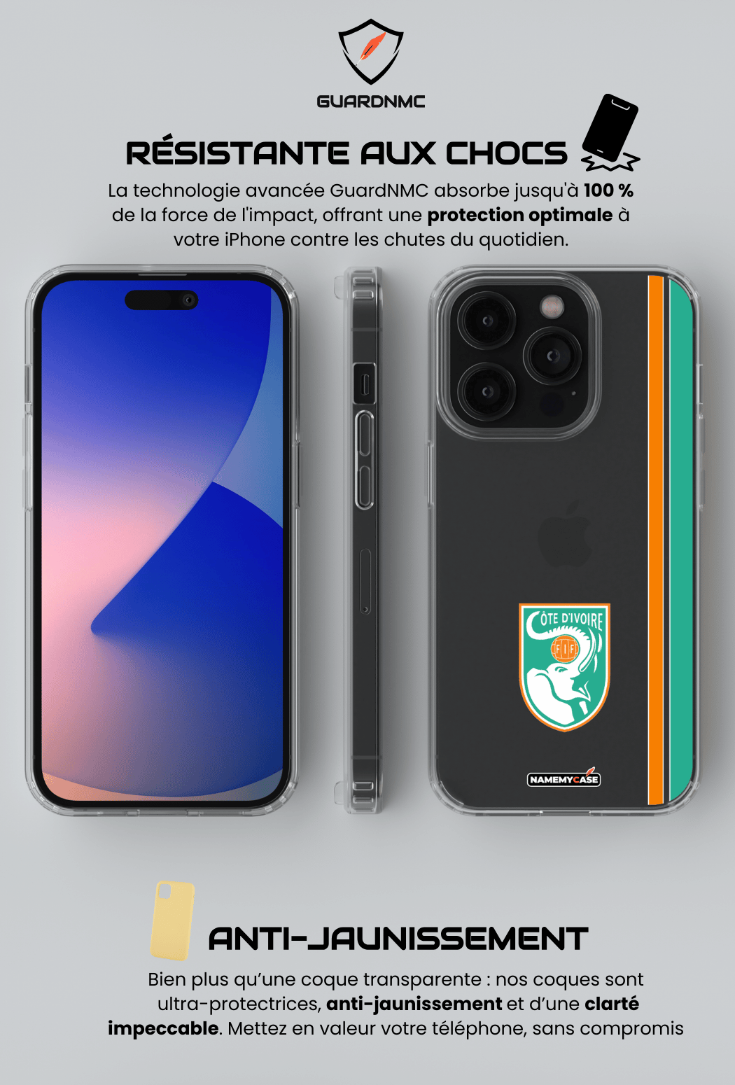 Coque iPhone Transparente - Côte d'Ivoire